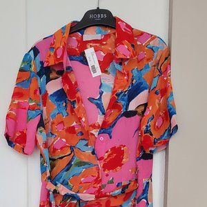 New Q2 Maxi Multi-Color Print Dress